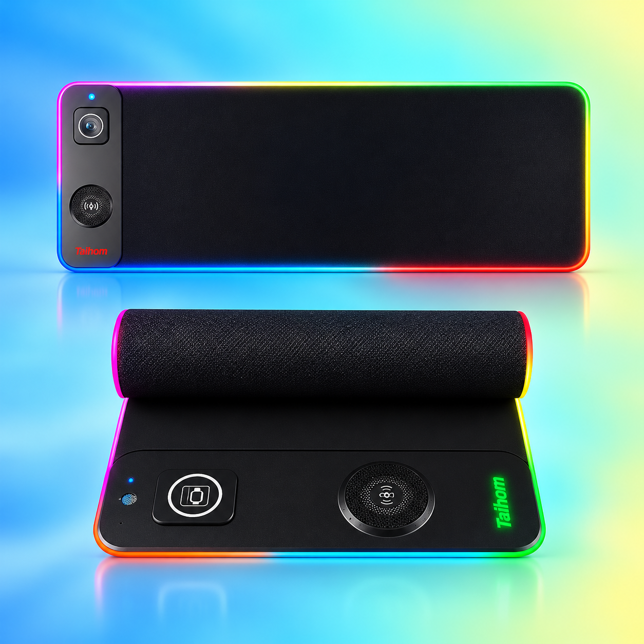 3-in-1 Wireless Charging RGB Desk Mat