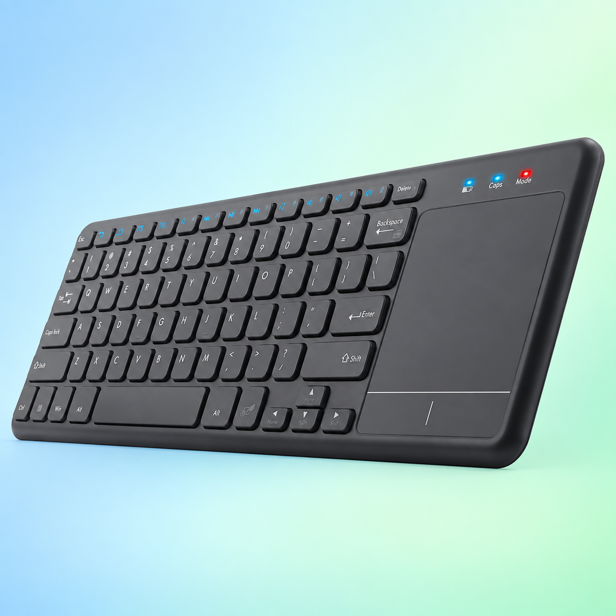 78-Key Wireless Keyboard with Touchpad